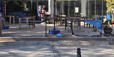 Gümbet'te cafeye silahlı saldırı, iki kişi yaralandı