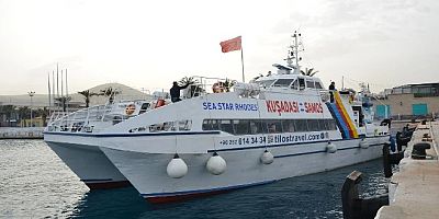 İki yıl aradan sonra Yunanistan Adalarına feribot seferleri başladı