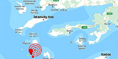 İncirli Adası yakınlarında 4.2 büyüklüğünde deprem