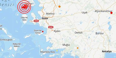 İzmir’de 4.4 büyüklüğünde deprem ile sarsıldı