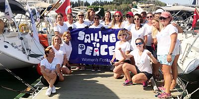 Kadın yelkenciler Ege’de barışa yelken açacak