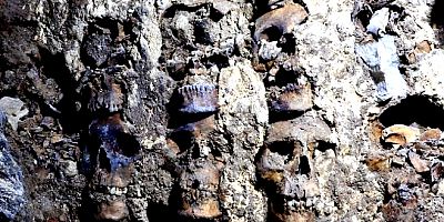 Kafatası kulesinin yeni bölümleri ortaya çıktı, arkeologlar dehşete düştü