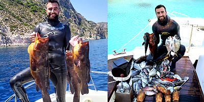 Kalimnoslu profesyonel dalgıç zıpkınla balık avlarken boğuldu  