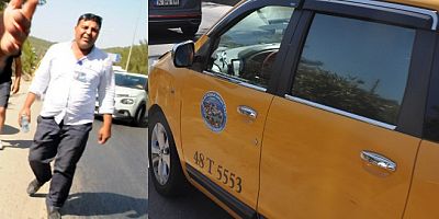 Kim bu taksi şoförü, gazeteciyi tehdit etti, fotoğrafların çekti, hesap sordu