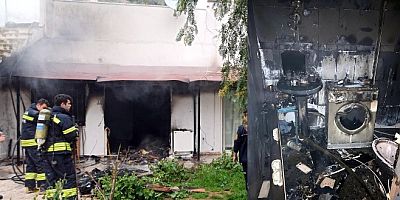 Kumbahçe'de açık kalan elektrik sobası evi yaktı