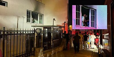 Lojmanda yangın çıktı 3  kişi yaralandı