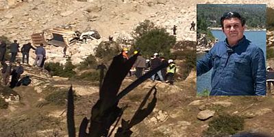 Maden kamyonu uçuruma yuvarlandı, Ali Çakıcı yaşamını yitirdi