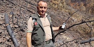 Marmaris yangın alanında yaşamını yitiren orman memuru Yusuf Zengin son yolcuğuna uğurlandı