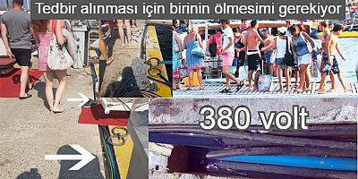 MAVİ YOLCULUĞA GİDERKEN 380 VOLTUN ÜZERİNDEN GEÇİYORLAR..