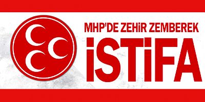 MHP'de zehir zemberek istifa