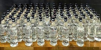 Milas’ta 90 şişe sahte alkol ele geçirildi