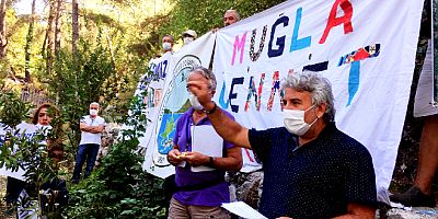 Muğlalı çevreciler Sandıras Dağı'ndaki maden şirketinin ÇED toplantısını yaptırtmadı