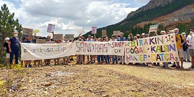 Muğlalı çevrecilerden Sandras Dağı maden ocağı projesine dava