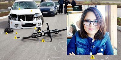 Otomobilin çarptığı bisikletli genç kız yaşamını yitirdi