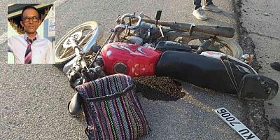Otomobilin çarptığı motosikletli yaşamını yitirdi