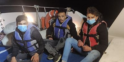 Sahil güvenlik üç botta 38 göçmeni kurtardı