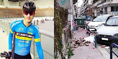 Şampiyon bisikletçinin inanılmaz ölümü, kafasına tuğla düştü, öldü