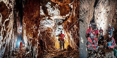 Sarı Otluk Mağarası yeni keşfedildi, 108 metre derinliğinde