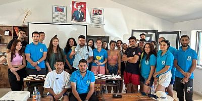 Tarım Kampı öğrencileri Ahmet Aras’ı ziyaret etti