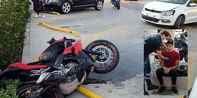 Torba’da feci kaza motosiklet ile otomobil kafa kafaya çarpıştı