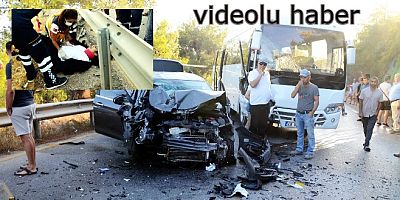 Torba- Gölköy yolunda feci kaza, 6 yaralı