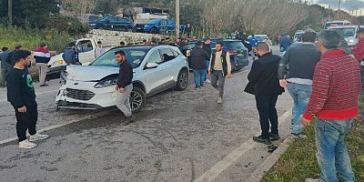 Turgutreis yolunda zincirleme kaza HDP ilçe başkanı Polat ve 1 kişi yaralandı