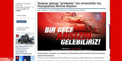 Türk hackerlar Ege’de 100 Yunan sitesini çökertti