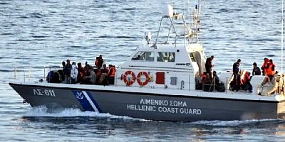 Üç Türk kaptan Leros açıklarındaki teknede 98 göçmen ile yakalandı