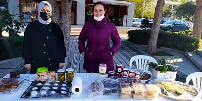 Yalıkavak geleneksel pazarında el emeği ürünler satışa sunuldu