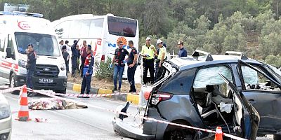 Yatağan’da feci kaza 1 kişi öldü 2 yaralı