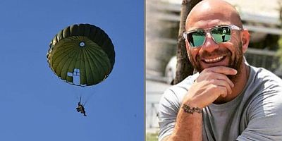 Yunan paraşütçüsü gece atlayışında yere çakılarak öldü