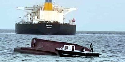 Yunan tankeri balıkçı teknesi ile çarpıştı 4 ölü