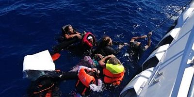 Yunanistan'ın Marmaris  açıklarına geri ittiği 6 göçmen hayatını kaybetti!