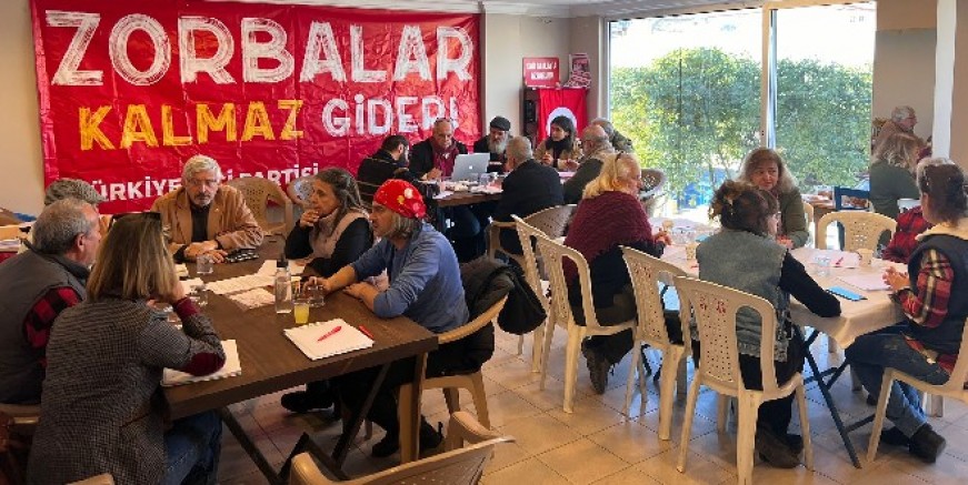 Turkiye İşçi Partisi Yerel Yönetim Çalıştayı basın açıklaması