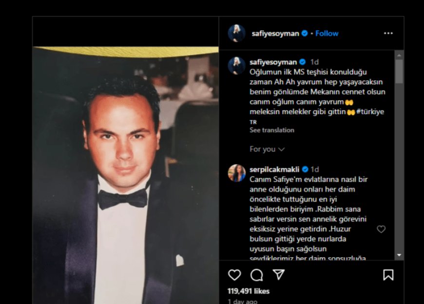 Evlat Acısıyla Yıkılan Safiye Soyman Sosyal Medya Hesabından Yaptığı Paylaşımla Yürek Burktu