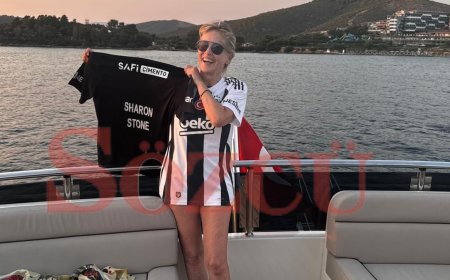 Bodrum’da aşka geldi…Sharon Stone ve Beşiktaş aşkı: Türkiye ziyareti olay oldu