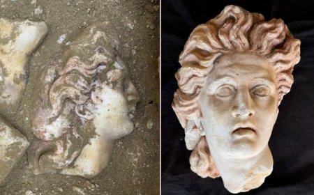 Denizli'de Laodikya Antik Kenti'nde Yeni Heykeller Keşfedildi