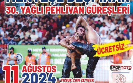30. Menteşe Beşpınar Yağlı Pehlivan Güreşleri Başlıyor