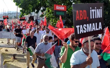 Bodrum’da Gazze'ye Destek Mitingi düzenlendi