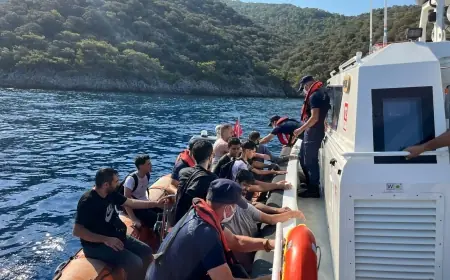 Ölüme sürdüler sahil güvenlik kurtardı