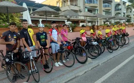 İstanköylü Çocuklar Bodrum’da Bisikletleriyle Tarihi Keşfe Çıktı