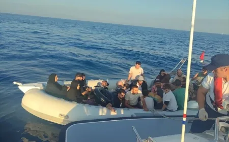 Bodrum açıkları göçmen kaynıyor