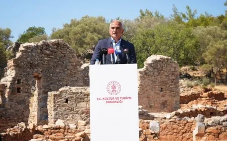 Bakan Ersoy Bodrum Kissebükü Antik Şehri lansmanına katıldı