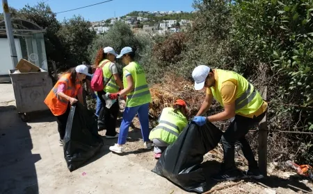 Bodrum Gündoğan’da Temizlik Seferberliği Başladı