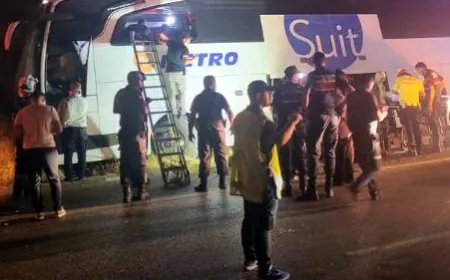 Aydın'da Yolcu Otobüsü Kazası: 1 Ölü, 10 Yaralı