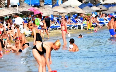 Temmuzda turist rekoru