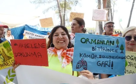 İkizköy- Akbelen’de hava kalitesi insan sağlığı açısından tehlikeli hale geldi, maden kapatılmalı