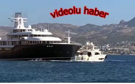 Bodrum’da dümeni kilitlenen lüks yat kabus yaşattı, başka bir yata çarptı
