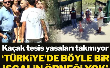 Cennetkoy halk plajına demir kapı yaptılar , tellerle çevirdiler