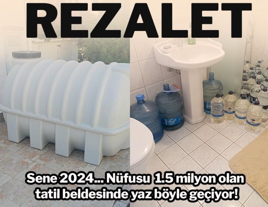 Turizm Cennetinde Su Çilesi